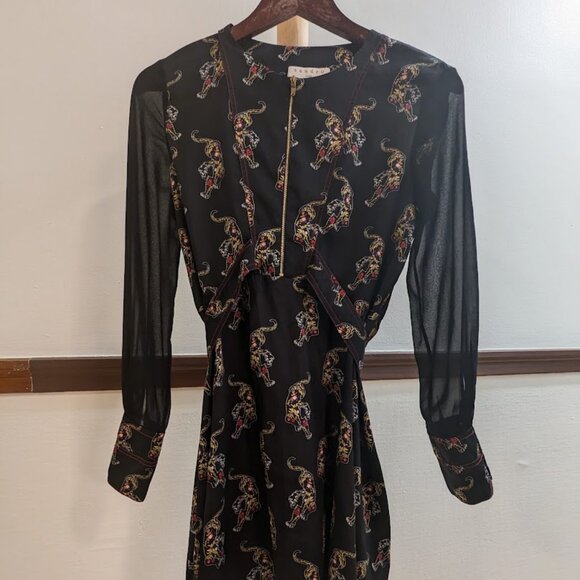 Sandro Paris Kaiya Tiger Dress! - Picture 5 of 6